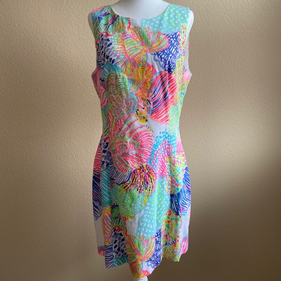 Lilly Pulitzer Mila Shift - Roar Of The Seas SZ 8 - Picture 2 of 7